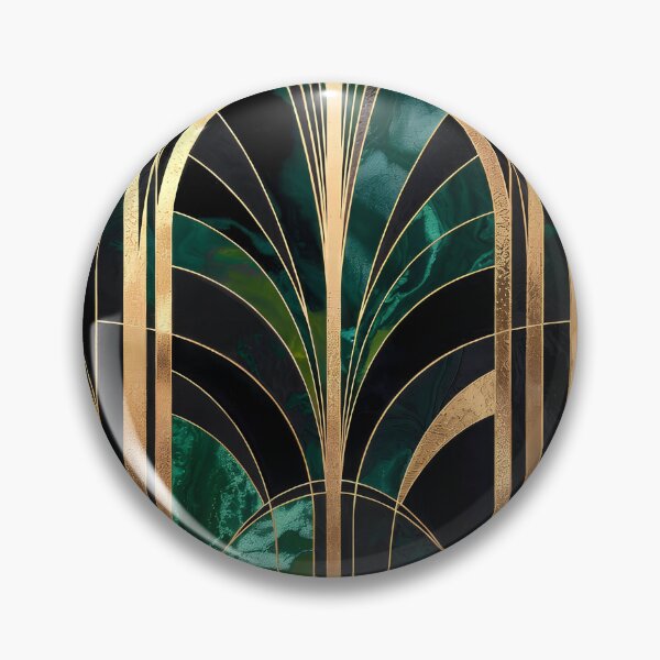 Item preview, Emerald Art Deco Reverie designed and sold by spanev.