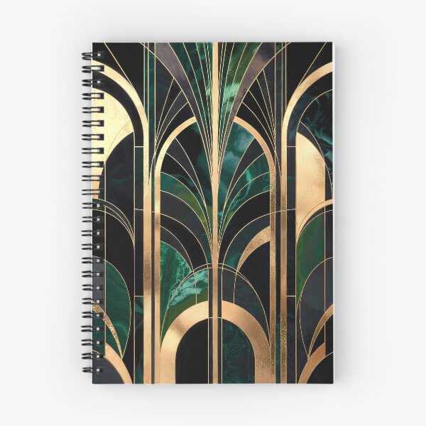 Item preview, Emerald Art Deco Reverie designed and sold by spanev.