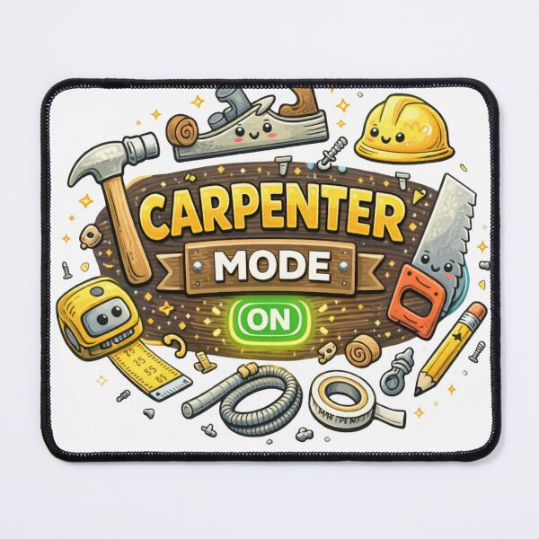 Item preview, Carpenter Mode On Funny Carpenter Design designed and sold by MIArt Studio.