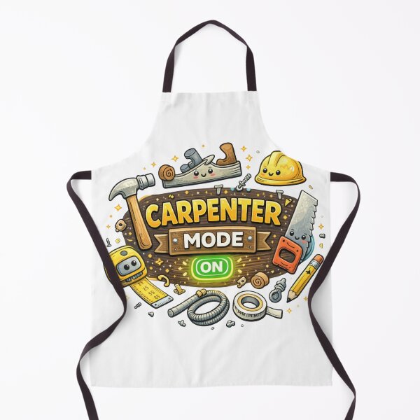 Item preview, Carpenter Mode On Funny Carpenter Design designed and sold by MIArt Studio.