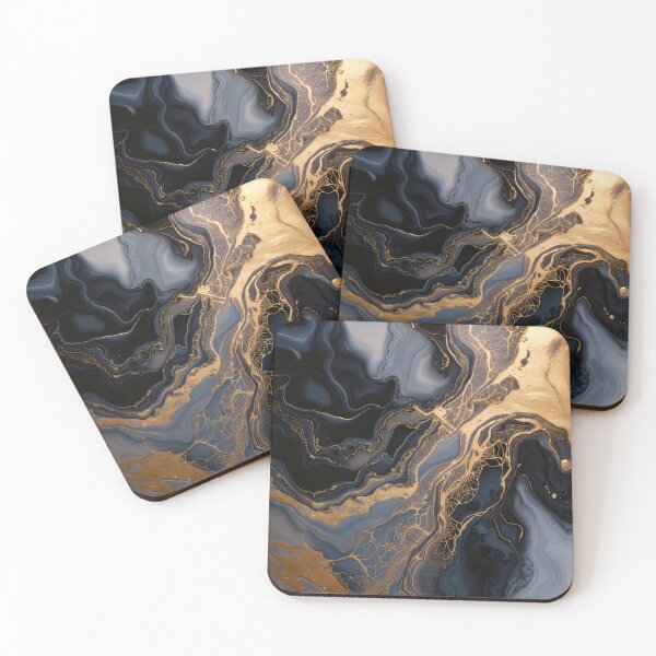 Item preview, Midnight Gold Veins designed and sold by spanev.