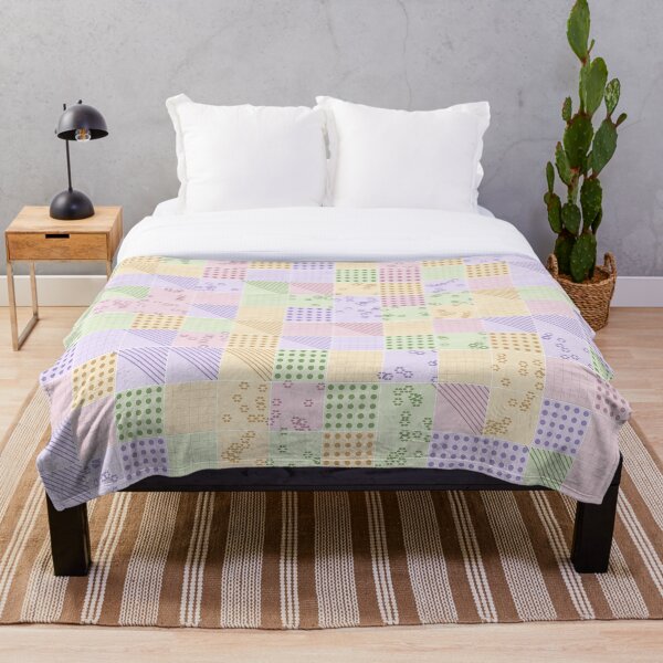 Item preview, Vintage Pastel Patchwork Floral Pattern designed and sold by JunnuCreations.