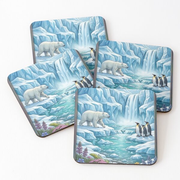 Item preview, Penguins and polar bears designed and sold by PP&RAINBOW SHOP.
