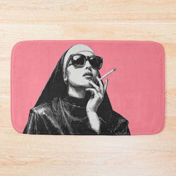 Item preview, Nun in shades smokes a cig designed and sold by anytka.