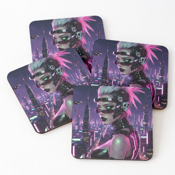 Item preview, Cybo City Punk Rock 6 designed and sold by Paintcave_artstudio.