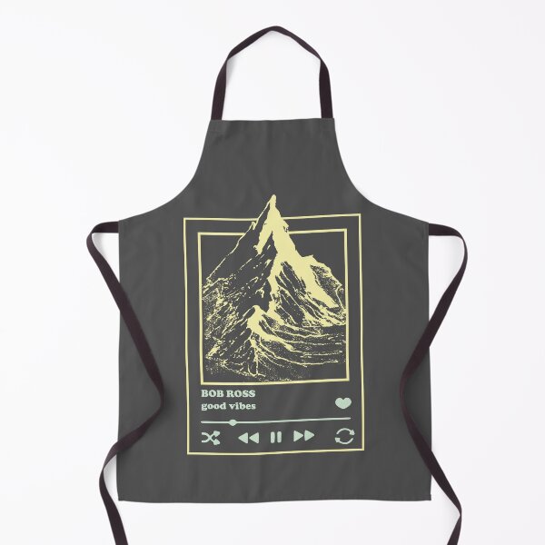 Item preview, Bob Ross Mighty Mountain Peak Player (Neg) designed and sold by SKETCHYANDGRAPHIC.