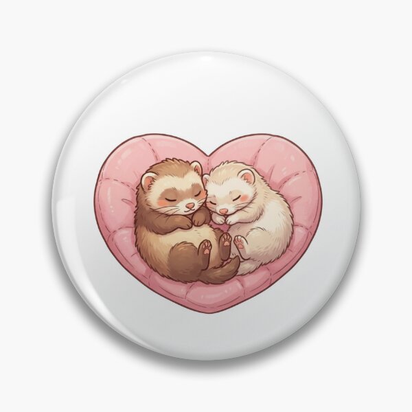 Item preview, Loving ferrets designed and sold by Luminish.