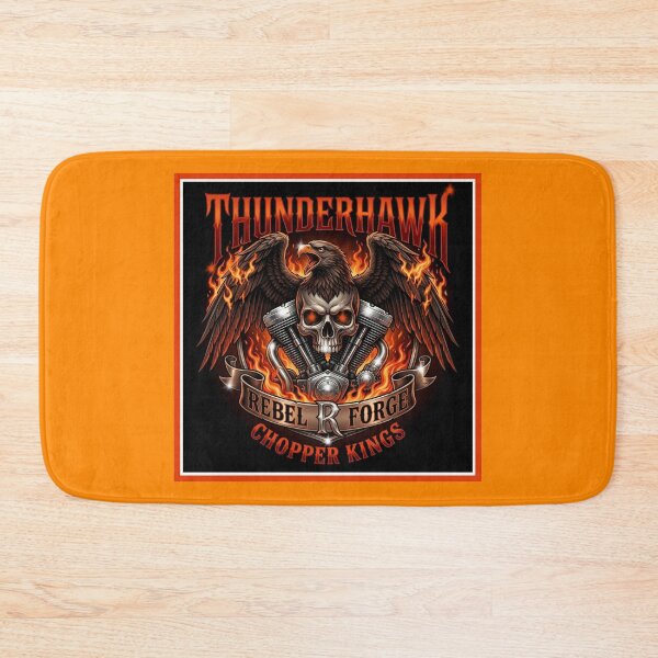 Item preview, Thunderhawk Rebel Forge - Chopper Kings Biker Eagle Skull designed and sold by Italian Ink Studio.