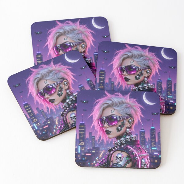 Item preview, Cybo City Punk Rock 7 designed and sold by Paintcave_artstudio.