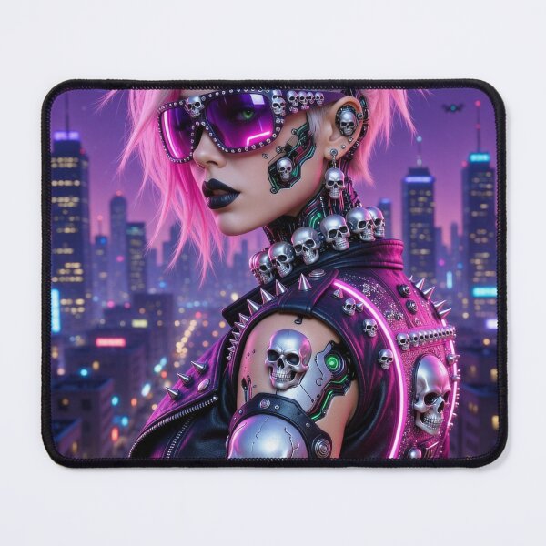 Item preview, Cybo City Punk Rock 7 designed and sold by Paintcave_artstudio.