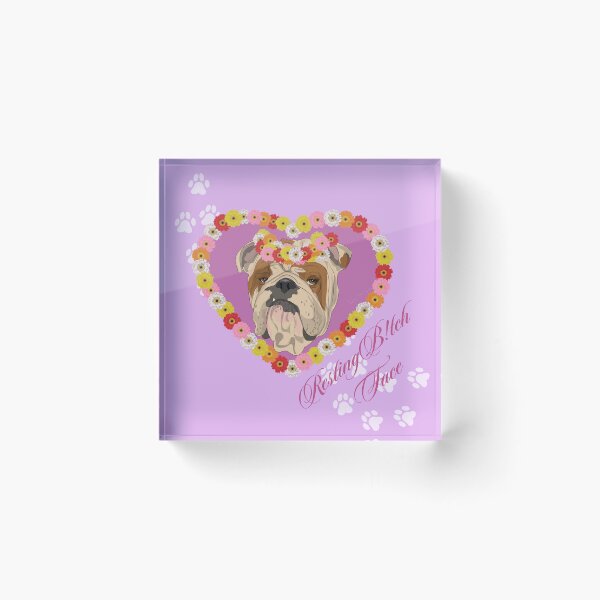 Item preview, Resting B!tch Face Bulldog designed and sold by kerriestuff.