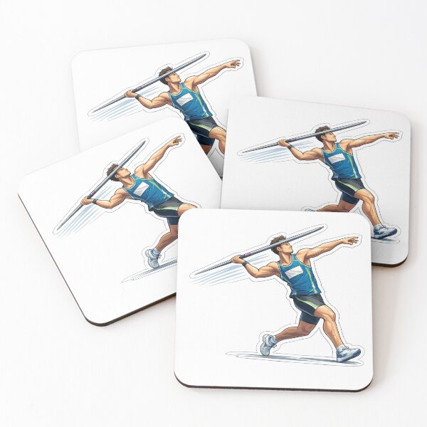 Item preview, Javelin Throw Athlete Transparent Sticker designed and sold by Trigart-art.
