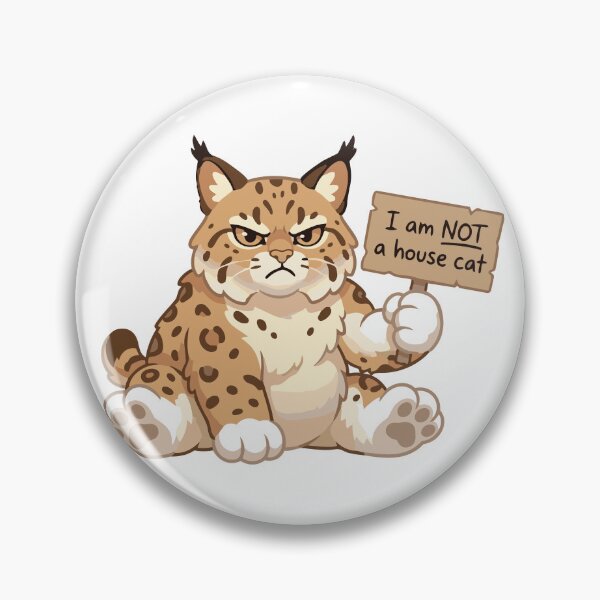 Item preview, The Spicy House Cat Funny Bobcat Meme designed and sold by Petzzz.