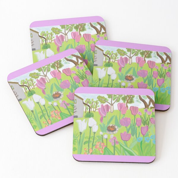 Item preview, Tulip in spring garden yard designed and sold by MartaTerkiewicz.