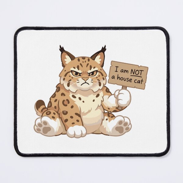 Item preview, The Spicy House Cat Funny Bobcat Meme designed and sold by Petzzz.