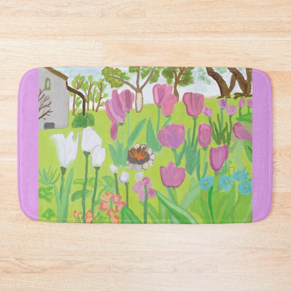 Item preview, Tulip in spring garden yard designed and sold by MartaTerkiewicz.