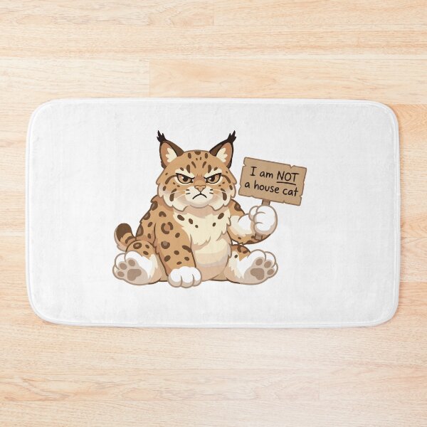 Item preview, The Spicy House Cat Funny Bobcat Meme designed and sold by Petzzz.