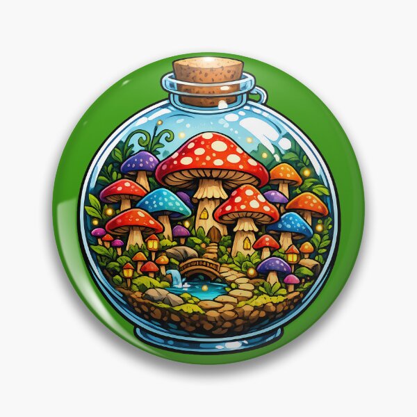 Item preview, Magic Mushroom Forest in a Terrarium designed and sold by kyokugen.