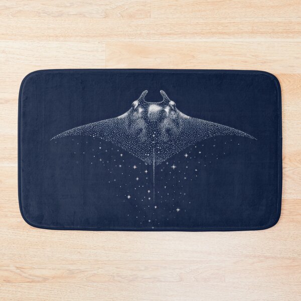 Item preview, Manta ray swims through dark water designed and sold by anytka.