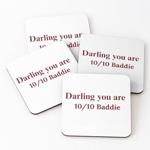 Item preview, Darling You Are 10/10 Baddie - Y2K Confidence Quote Aesthetic designed and sold by Dharaamagnetiix.