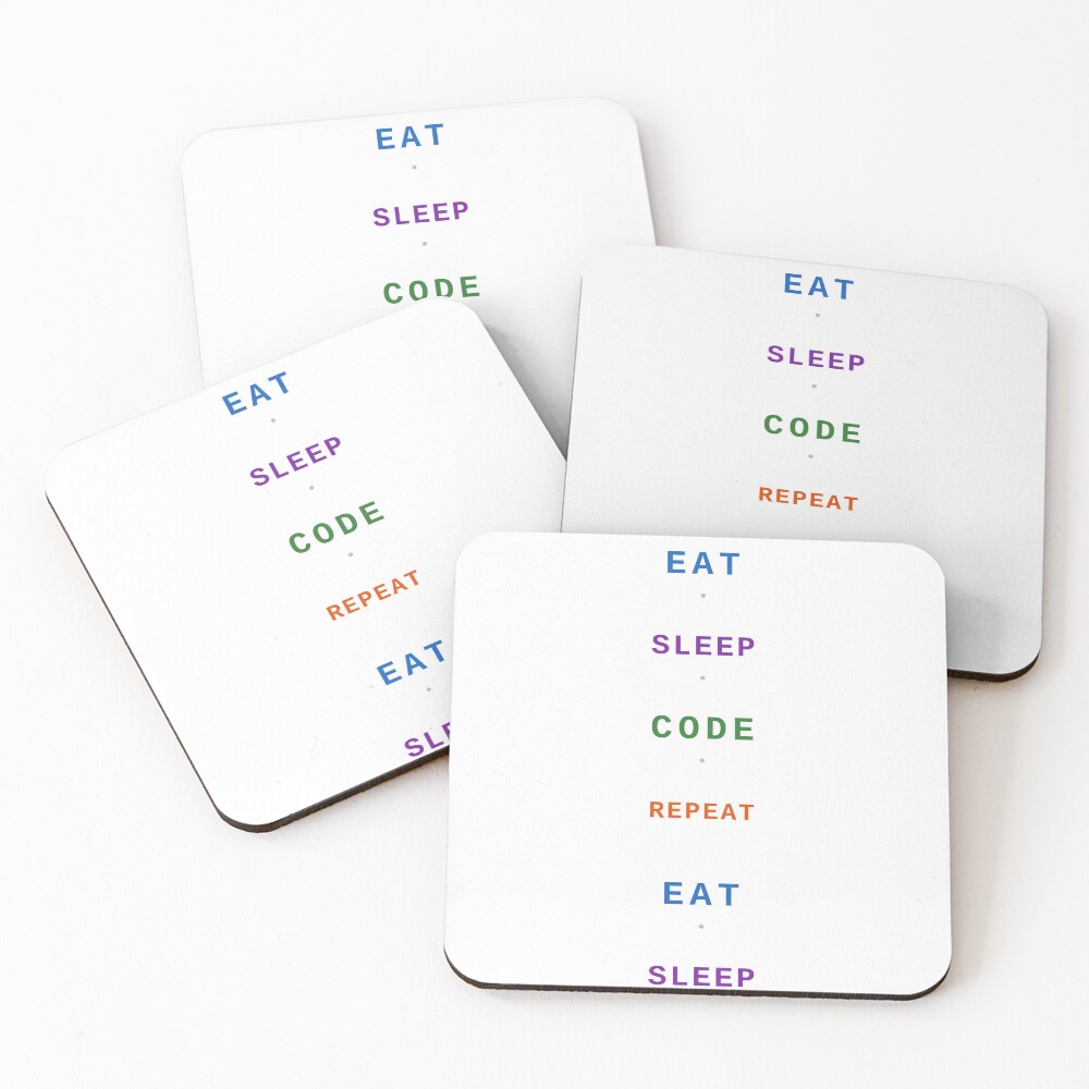 Item preview, Coasters (Set of 4) designed and sold by ShirtDotExe.
