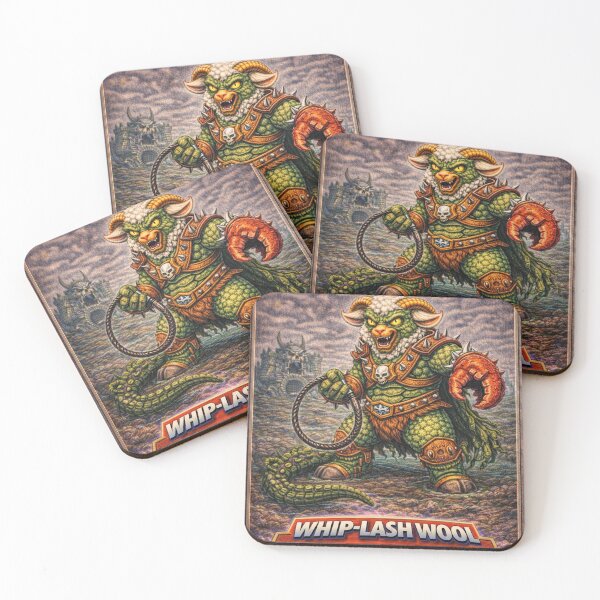 Item preview, Whip-Lash Wool, Wooly-Shell Mauler of the Mire | Sheep-Man Sheepism Parody designed and sold by Thpoar.