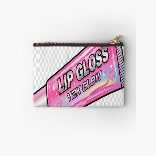 Item preview, Y2K Lip Gloss Glow Wall Art Print | Pink Holographic Makeup Aesthetic Digital Download designed and sold by NeonbyChuck.