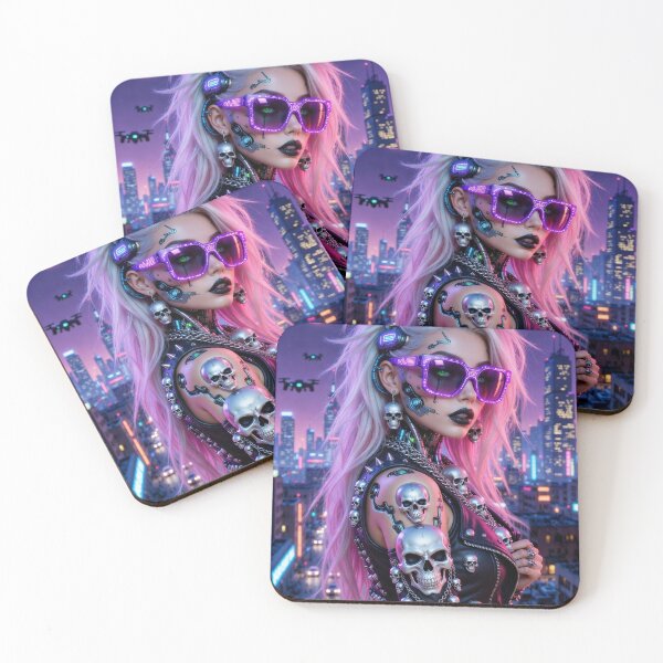 Item preview, Cybo City Punk Rock 8 designed and sold by Paintcave_artstudio.