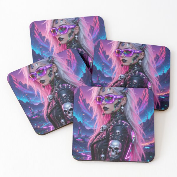 Item preview, Cybo City Punk Rock 9 designed and sold by Paintcave_artstudio.