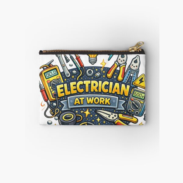 Item preview, Electrician At Work Funny Electrician Design designed and sold by MIArt Studio.