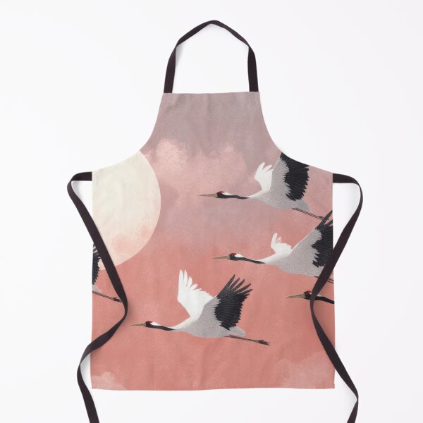 Item preview, Cranes fly across the sky at dusk designed and sold by anytka.