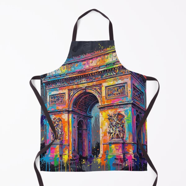 Item preview, Arc de Triomphe – Abstract Colourful Splatter Art designed and sold by Printpix.