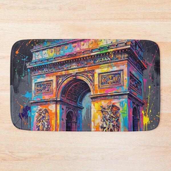 Item preview, Arc de Triomphe – Abstract Colourful Splatter Art designed and sold by Printpix.