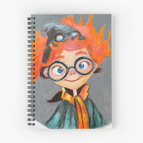 Item preview, Red-haired boy wearing round glasses designed and sold by PetraMatejova.