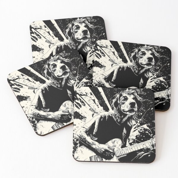Item preview, Dog jamming on guitar designed and sold by anytka.