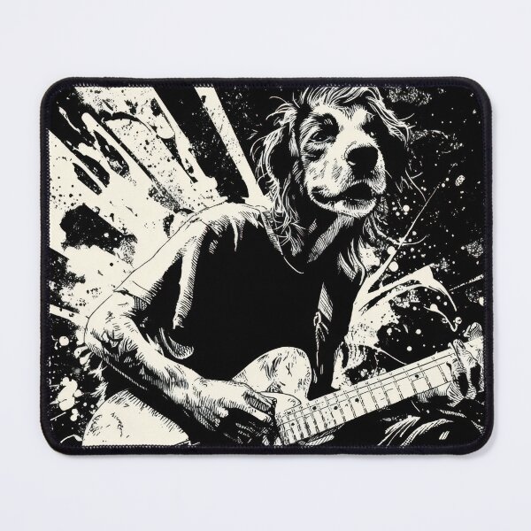 Item preview, Dog jamming on guitar designed and sold by anytka.
