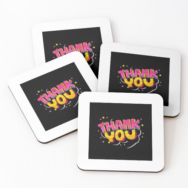 Item preview, Vintage Comic Thank You Sticker Design designed and sold by LittleSmileArt.