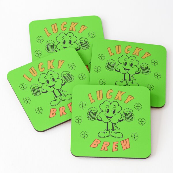 Item preview, Vintage 1930s Lucky Clover Beer Club - Retro Irish Style designed and sold by KateOlimpiaArt.