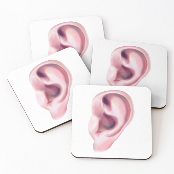 Item preview, Ear – A Detailed Realistic Ear Illustration Art Print designed and sold by Fabulosa Designs.