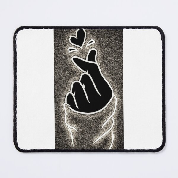 Item preview, Finger Heart Love Minimal Art designed and sold by PixelVibe Art.