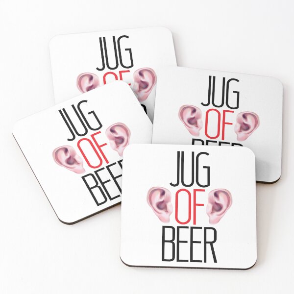 Item preview, Jug of Beer = Ear – Cockney Rhyming Slang Funny Art Print designed and sold by Fabulosa Designs.