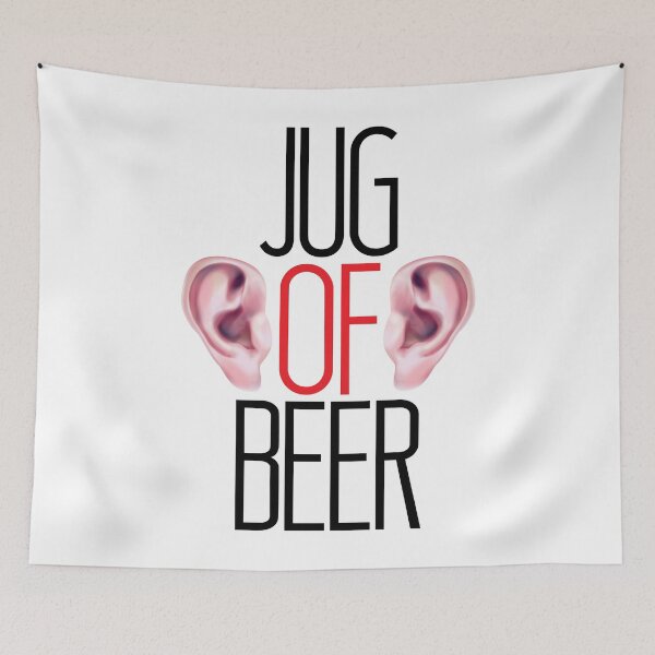 Item preview, Jug of Beer = Ear – Cockney Rhyming Slang Funny Art Print designed and sold by Fabulosa Designs.