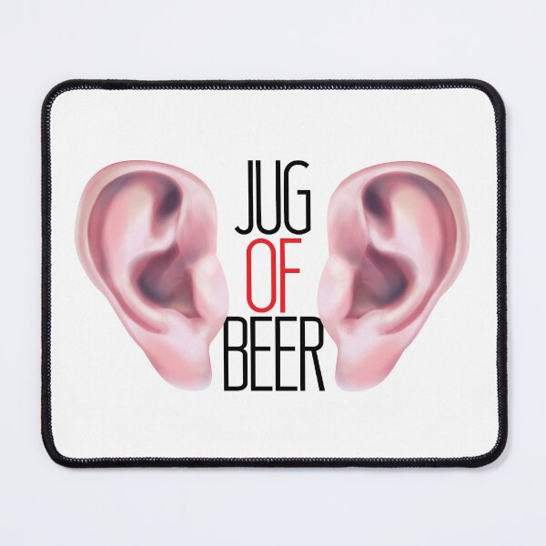Item preview, Jug of Beer = Ear – Cockney Rhyming Slang Funny Art Print designed and sold by Fabulosa Designs.