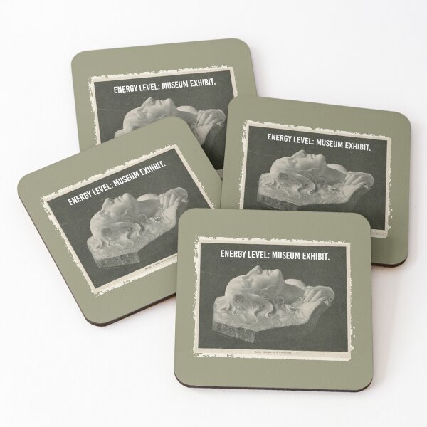 Item preview, Museum-Level Exhaustion – Marble Serenity Meme designed and sold by sorryNOTsorry.brand.