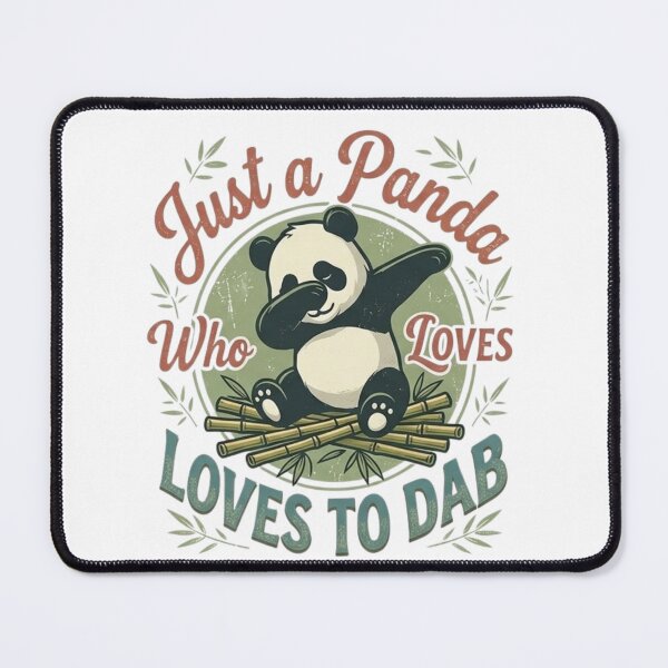 Item preview, Just A Panda Who Loves To Dab Retro Vintage Bamboo Aesthetic designed and sold by Wear Sculpt.