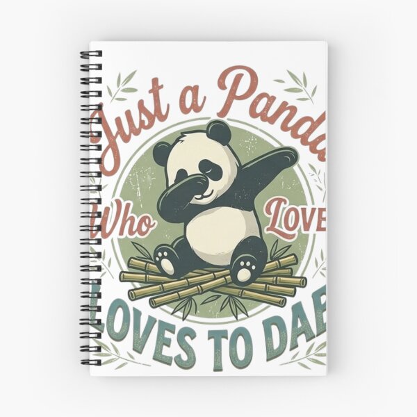 Item preview, Just A Panda Who Loves To Dab Retro Vintage Bamboo Aesthetic designed and sold by Wear Sculpt.