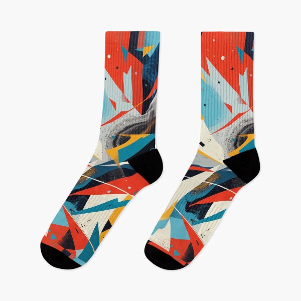 Item preview, Modern Geometric Explosion – Colorful Abstract Shapes designed and sold by RidaSalArt.