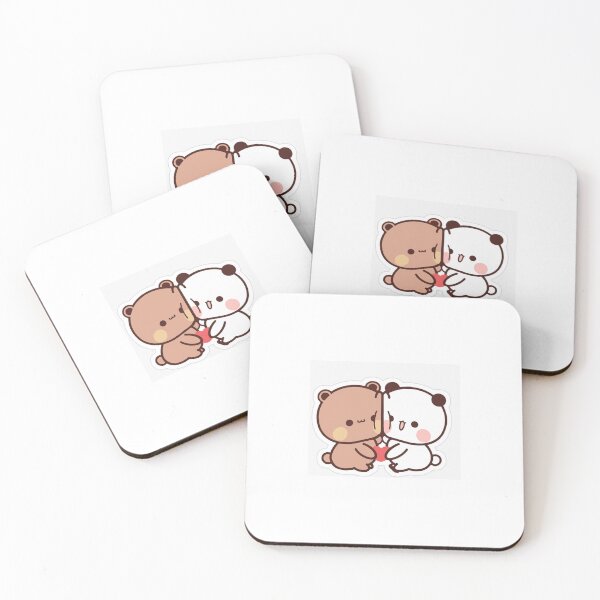Item preview, Cute Bear Couple Love Illustration designed and sold by PixelVibe Art.