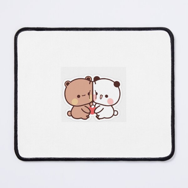 Item preview, Cute Bear Couple Love Illustration designed and sold by PixelVibe Art.