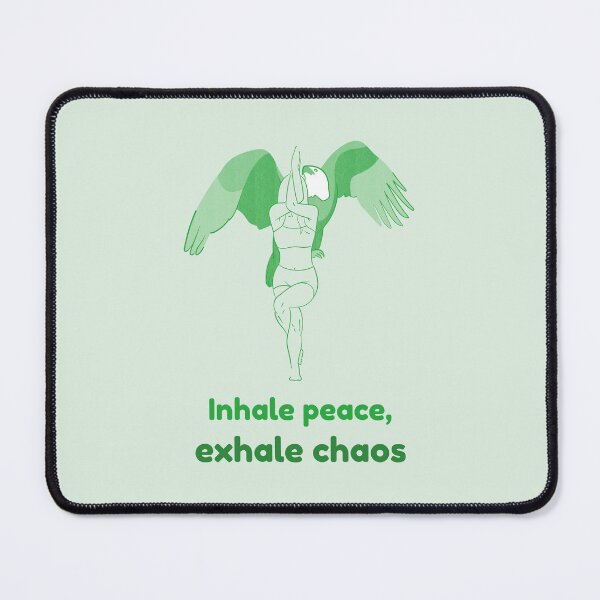 Item preview, Eagle Yoga Pose Garudasana – Inhale Peace Exhale Chaos Meditation Yoga Design designed and sold by WellspringXflow.